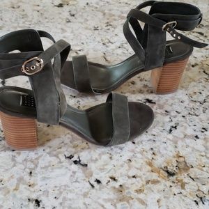 Suede sandals - new w/out tags